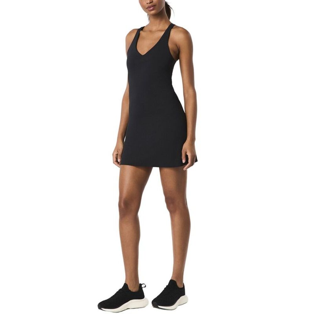 Spanx® Womens  Get Moving V-Neck Dress, Black